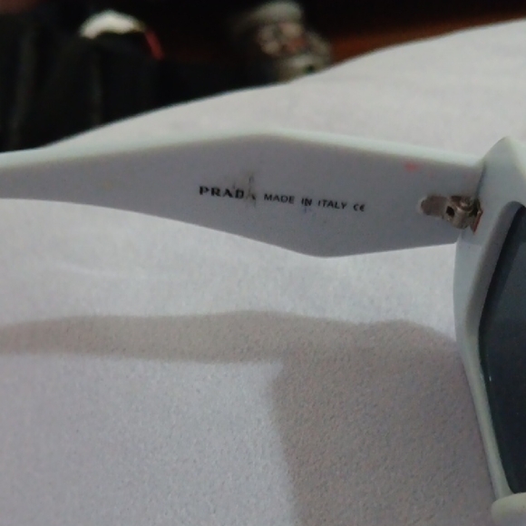 Prada Gray Sunglasses with Dark Lenses - Picture 4 of 10